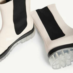 RAID Neville Chunky Boot In Off White -Raid London Sales Store neville off white 6