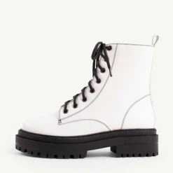 RAID Obey Chunky Hiker Boot In White
