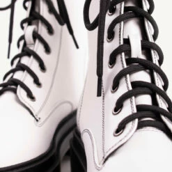 RAID Obey Chunky Hiker Boot In White -Raid London Sales Store obey white 6