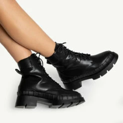 RAID Prestone Chunky Ankle Boot In Black -Raid London Sales Store prestone black 3