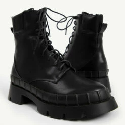 RAID Prestone Chunky Ankle Boot In Black -Raid London Sales Store prestone black 6
