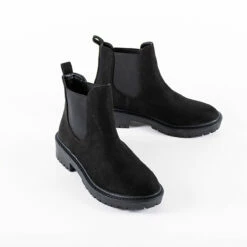 RAID Radar Chunky Boot In Black Suede -Raid London Sales Store radar suede 3