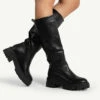 RAID Ryder Chunky Long Boot In Black