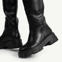 RAID Ryder Chunky Long Boot In Black -Raid London Sales Store ryder black 6