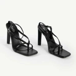 RAID Sabelle Strappy Heel In Black -Raid London Sales Store sabelle black 5