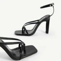 RAID Sabelle Strappy Heel In Black -Raid London Sales Store sabelle black 6