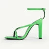 RAID Sabelle Strappy Heel In Green -Raid London Sales Store sabelle green 1