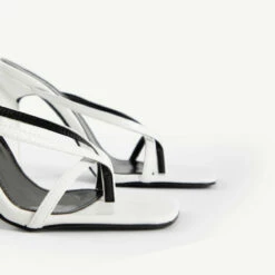 RAID Sabelle Strappy Heel In White -Raid London Sales Store sabelle white 6