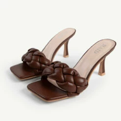 RAID Sandra Padded Mule In Brown -Raid London Sales Store sandra brown 2