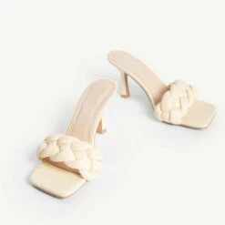 RAID Sandra Padded Mule In Butter Yellow -Raid London Sales Store sandra butter yellow 5