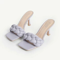 RAID Sandra Padded Mule In Lilac -Raid London Sales Store sandra lilac 5