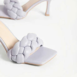 RAID Sandra Padded Mule In Lilac -Raid London Sales Store sandra lilac 6