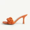 RAID Sandra Padded Mule In Orange -Raid London Sales Store sandra orange 1