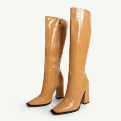 RAID Sphere Long Boot In Camel Croc -Raid London Sales Store sphere camel 2 fd1f777e d7e2 49b2 b4e9 133fe00bf937