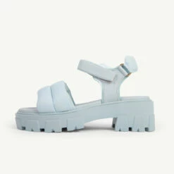RAID Stack Chunky Sole Sandal In Aqua -Raid London Sales Store stack aqua 1 1