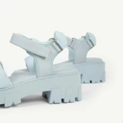 RAID Stack Chunky Sole Sandal In Aqua -Raid London Sales Store stack aqua 6 1