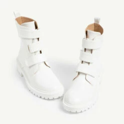 RAID Stanley Ankle Boot In White -Raid London Sales Store stanley white 4