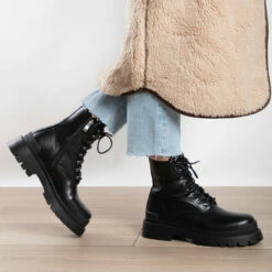 RAID Stifle Chunky Ankle Boot In Black -Raid London Sales Store stifle black 2 1