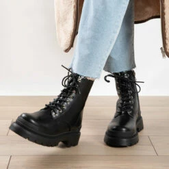 RAID Stifle Chunky Ankle Boot In Black -Raid London Sales Store stifle black 3 1