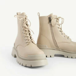 RAID Stifle Chunky Ankle Boot In Ecru -Raid London Sales Store stifle ecru 6 1