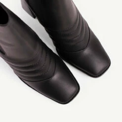 RAID Tabbie Block Heeled Boot In Black -Raid London Sales Store tabbie black 5