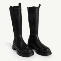 RAID Tinker Chunky Long Boot In Black -Raid London Sales Store tinker black 3