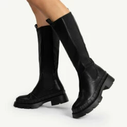 RAID Tinker Chunky Long Boot In Black -Raid London Sales Store tinker black 5