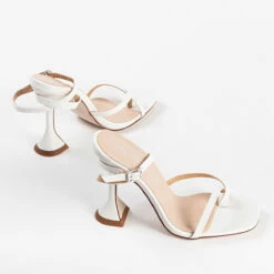 BEBO Trevia Sandal In White -Raid London Sales Store trevia white 4