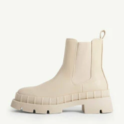 RAID Turner Chunky Ankle Boot In Ecru -Raid London Sales Store turner ecru 1