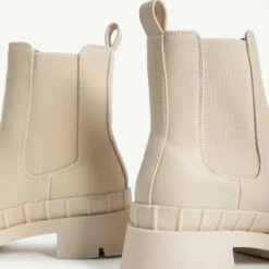 RAID Turner Chunky Ankle Boot In Ecru -Raid London Sales Store turner ecru 6