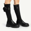 RAID Zyon Chunky Long Boot In Black